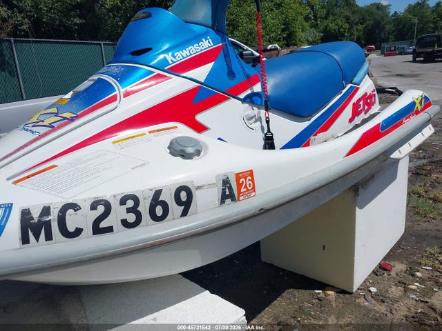 45731543 :رقم المزاد ، KAW31383K596 vin ، 1996 Kawasaki Jet Ski 1100zxi مزاد بيع