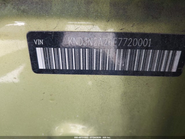 KNDJN2A26E7720001 KIA Soul