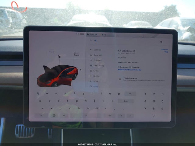 Продажа на аукционе авто 2018 Tesla Model 3 Long Range/mid Range, vin: 5YJ3E1EA4JF047041, номер лота: 45731586