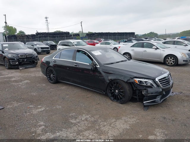2015 Mercedes-benz S 550 4matic მანქანა იყიდება აუქციონზე, vin: WDDUG8FB1FA171675, აუქციონის ნომერი: 45731660
