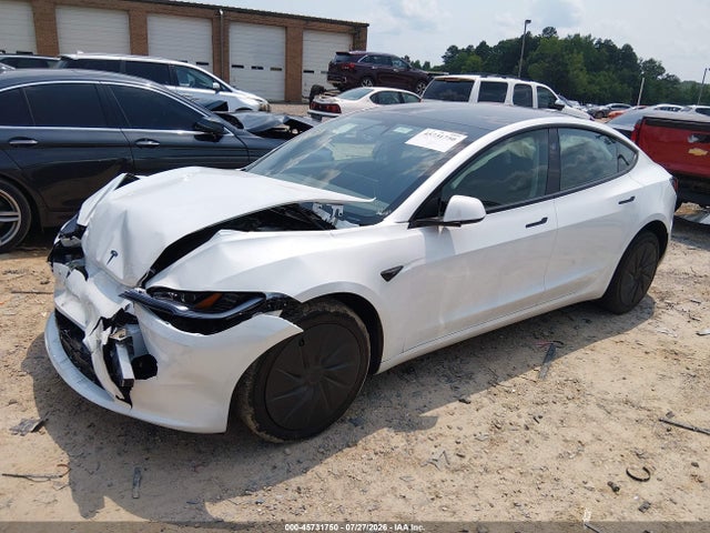 Продажа на аукционе авто 2025 Tesla Model 3 Long Range Rear-wheel Drive/standard Rear-wheel Drive, vin: 5YJ3E1EAXSF138686, номер лота: 45731750
