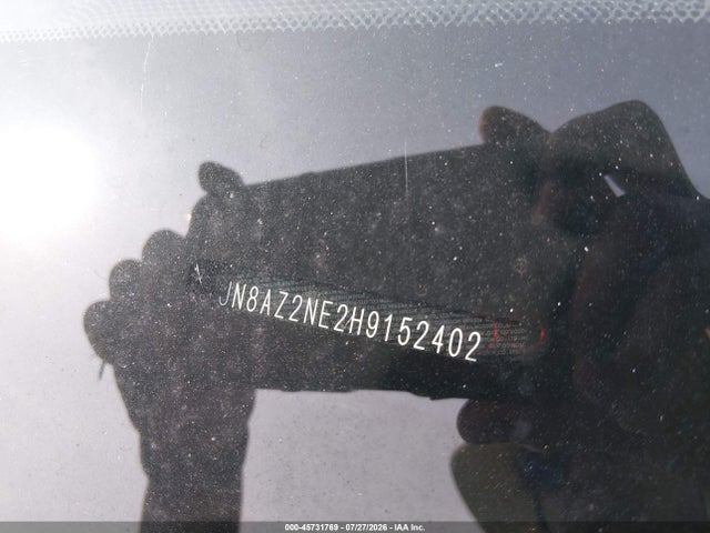 2017 Infiniti Qx80 მანქანა იყიდება აუქციონზე, vin: JN8AZ2NE2H9152402, აუქციონის ნომერი: 45731769