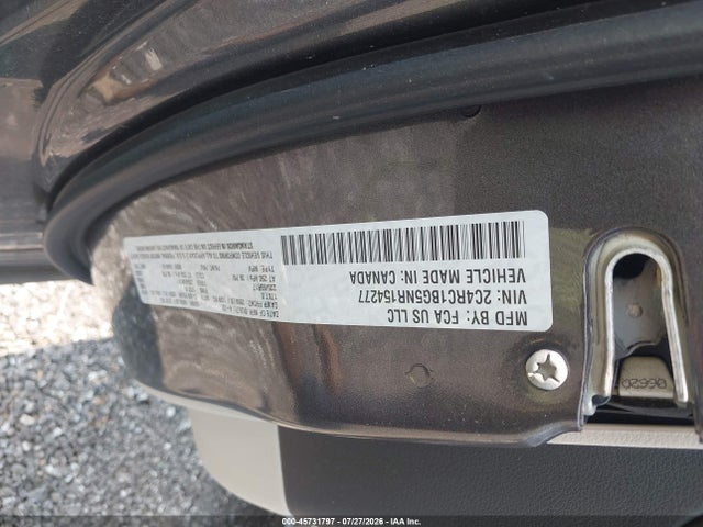Продаж на аукціоні авто 2022 Chrysler Pacifica Touring L, vin: 2C4RC1BG5NR154277, номер лоту: 45731797