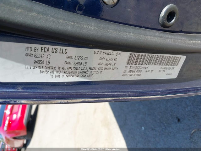 Продаж на аукціоні авто 2016 Dodge Challenger Sxt, vin: 2C3CDZAG2GH108485, номер лоту: 45731800