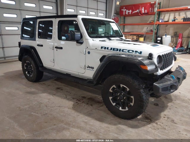 45731816 :رقم المزاد ، 1C4RJXR68RW223613 vin ، 2024 Jeep Wrangler 4xe Rubicon 4xe مزاد بيع