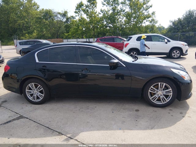 2013 Infiniti G37x მანქანა იყიდება აუქციონზე, vin: JN1CV6ARXDM752059, აუქციონის ნომერი: 45731881