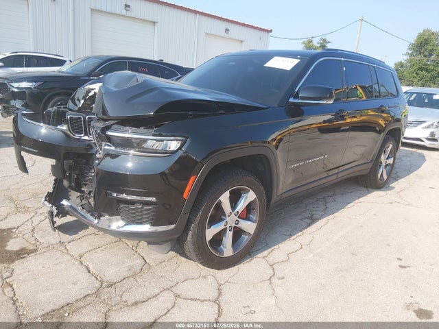45732151 :رقم المزاد ، 1C4RJKBG6M8171028 vin ، 2021 Jeep Grand Cherokee L Limited 4x4 مزاد بيع