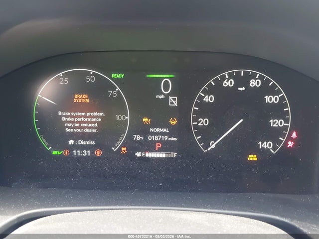 45732216 :رقم المزاد ، 7FARS6H55SE025442 vin ، 2025 Honda Cr-v Hybrid Sport مزاد بيع