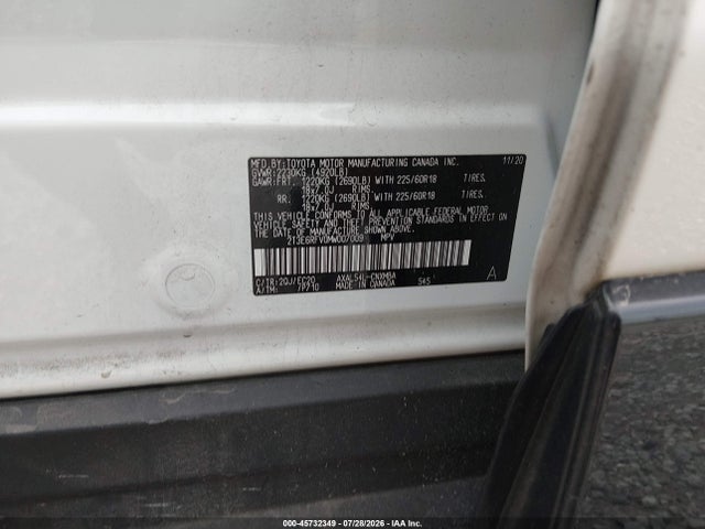 Продажа на аукционе авто 2021 Toyota Rav4 Hybrid Xse, vin: 2T3E6RFV0MW007009, номер лота: 45732349