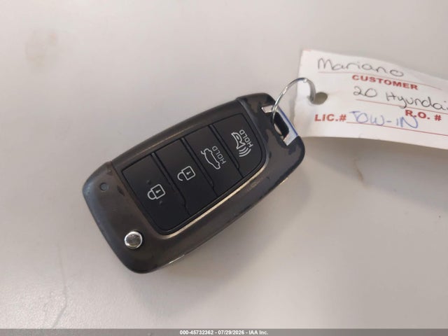 45732362 :رقم المزاد ، 3KPC24A67LE122853 vin ، 2020 Hyundai Accent Sel مزاد بيع