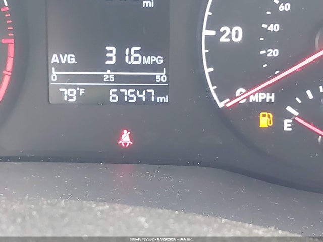 45732362 :رقم المزاد ، 3KPC24A67LE122853 vin ، 2020 Hyundai Accent Sel مزاد بيع