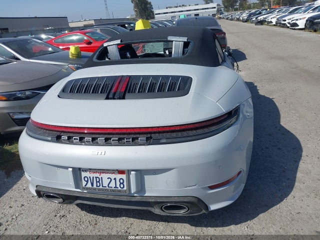 Продаж на аукціоні авто 2025 Porsche 911 Carrera Cabriolet/carrera T Cabriolet, vin: WP0CA2A91SS235467, номер лоту: 45732375