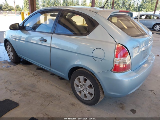 45732608 :رقم المزاد ، KMHCM36C69U117121 vin ، 2009 Hyundai Accent Gs مزاد بيع