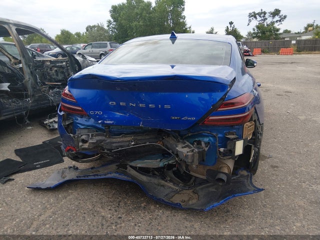 45732713 :رقم المزاد ، KMTG54TE1PU104418 vin ، 2023 Genesis G70 3.3t Awd مزاد بيع