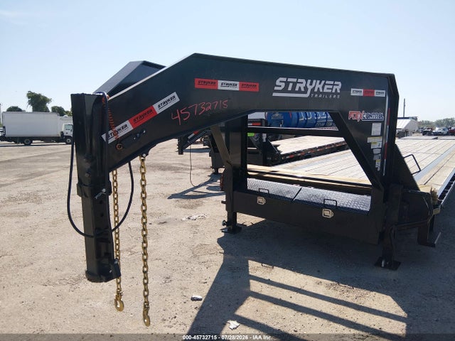 45732715 :رقم المزاد ، 3F7BGP406SA002470 vin ، 2025 Trailer Ascend Industries Gooseneck 40ft Flatbed Trailer مزاد بيع
