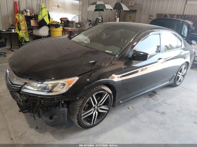 45732844 :رقم المزاد ، 1HGCR2F59HA273852 vin ، 2017 Honda Accord Sport مزاد بيع
