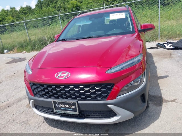 45733138 :رقم المزاد ، KM8K62AB9NU916819 vin ، 2022 Hyundai Kona Sel مزاد بيع