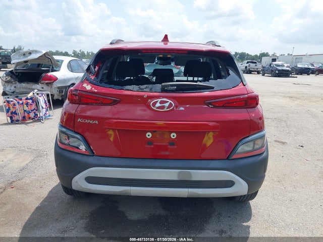 45733138 :رقم المزاد ، KM8K62AB9NU916819 vin ، 2022 Hyundai Kona Sel مزاد بيع