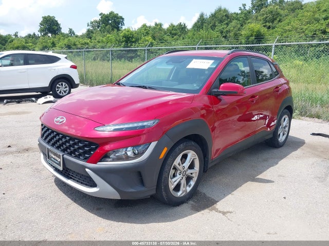 45733138 :رقم المزاد ، KM8K62AB9NU916819 vin ، 2022 Hyundai Kona Sel مزاد بيع