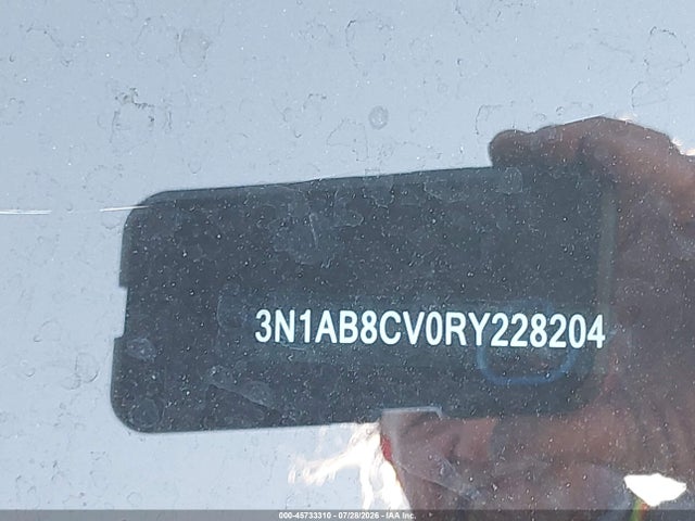 3N1AB8CV0RY228204 Nissan Sentra Sv Xtronic Cvt