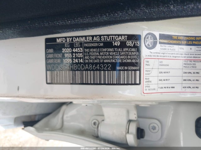 Продажа на аукционе авто 2013 Mercedes-benz C 250 Sport, vin: WDDGF4HB0DA864322, номер лота: 45733398
