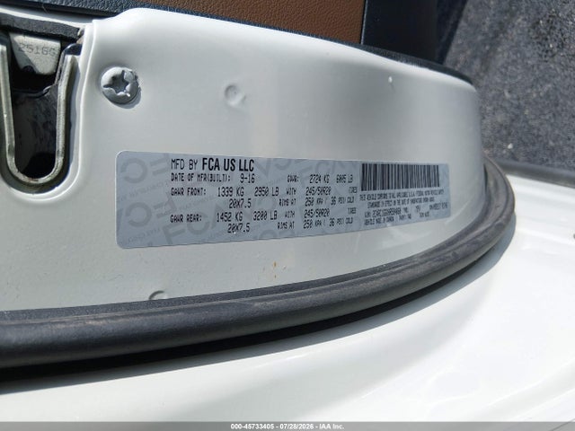 Продаж на аукціоні авто 2017 Chrysler Pacifica Limited, vin: 2C4RC1GGXHR584030, номер лоту: 45733405