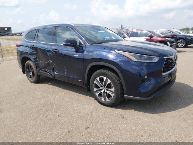 Продажа на аукционе авто 2021 Toyota Highlander Hybrid Xle, vin: 5TDHBRCHXMS526609, номер лота: 45733427