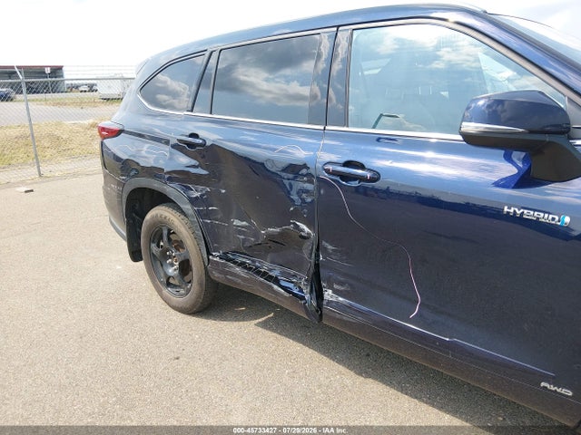 Продаж на аукціоні авто 2021 Toyota Highlander Hybrid Xle, vin: 5TDHBRCHXMS526609, номер лоту: 45733427