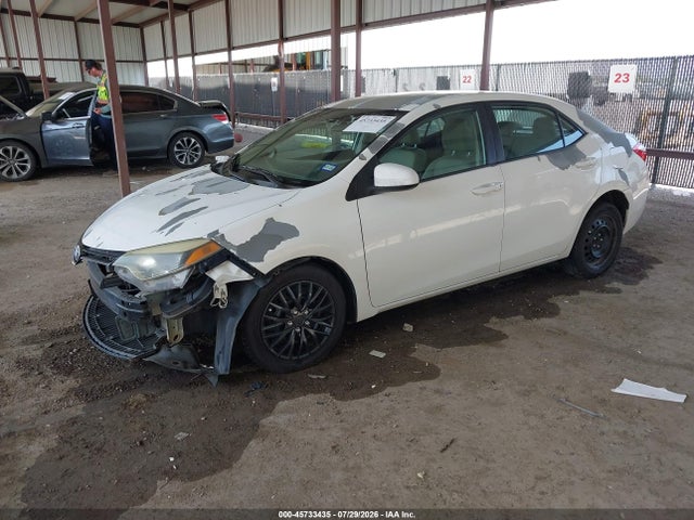 Продаж на аукціоні авто 2016 Toyota Corolla Le, vin: 5YFBURHE1GP368611, номер лоту: 45733435