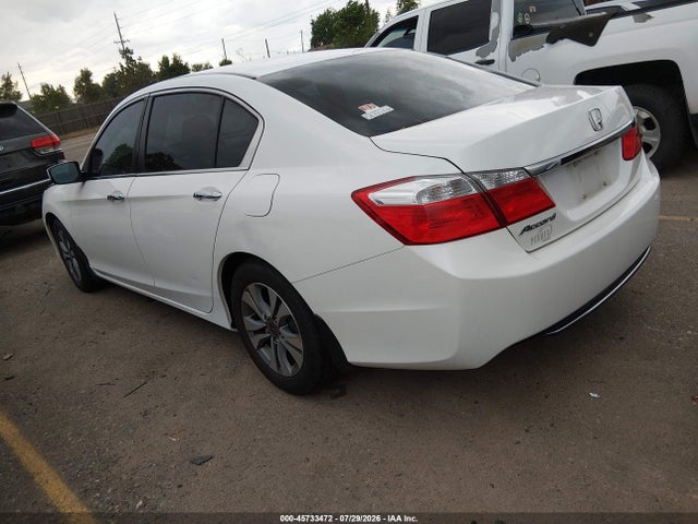 Продажа на аукционе авто 2015 Honda Accord Lx, vin: 1HGCR2F30FA115590, номер лота: 45733472