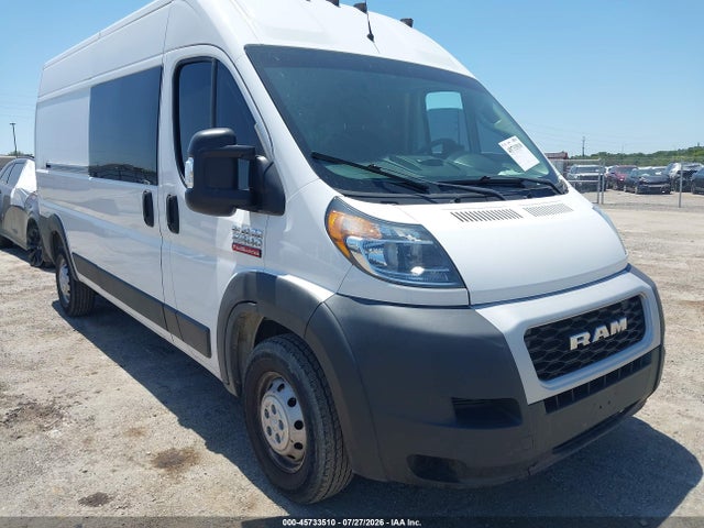 Продаж на аукціоні авто 2021 Ram Promaster 2500 High Roof 159 Wb, vin: 3C6ERVDG2ME505347, номер лоту: 45733510