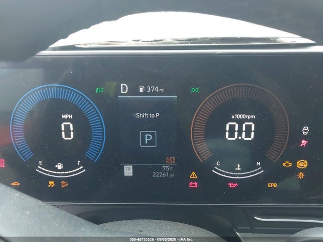 45733526 :رقم المزاد ، KM8HB3AB2SU301889 vin ، 2025 Hyundai Kona Sel مزاد بيع