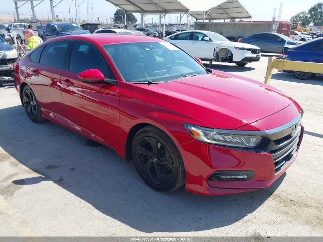 45733531 :رقم المزاد ، 1HGCV1F31JA043409 vin ، 2018 Honda Accord Sport مزاد بيع