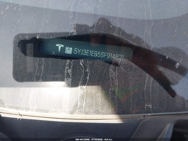 Продажа на аукционе авто 2025 Tesla Model 3 Long Range All-wheel Drive, vin: 5YJ3E1EB5SF914621, номер лота: 45733590