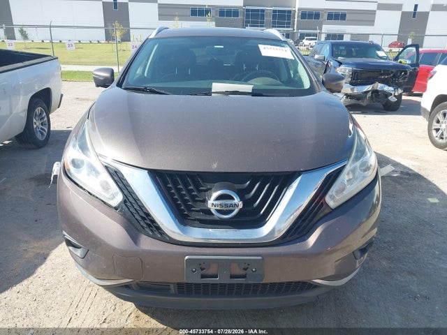 2018 Nissan Murano Platinum მანქანა იყიდება აუქციონზე, vin: 5N1AZ2MG5JN116310, აუქციონის ნომერი: 45733754