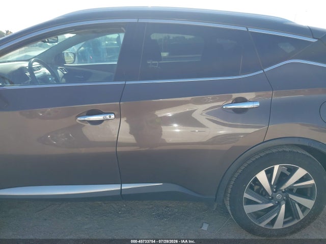 2018 Nissan Murano Platinum მანქანა იყიდება აუქციონზე, vin: 5N1AZ2MG5JN116310, აუქციონის ნომერი: 45733754