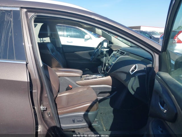 2018 Nissan Murano Platinum მანქანა იყიდება აუქციონზე, vin: 5N1AZ2MG5JN116310, აუქციონის ნომერი: 45733754