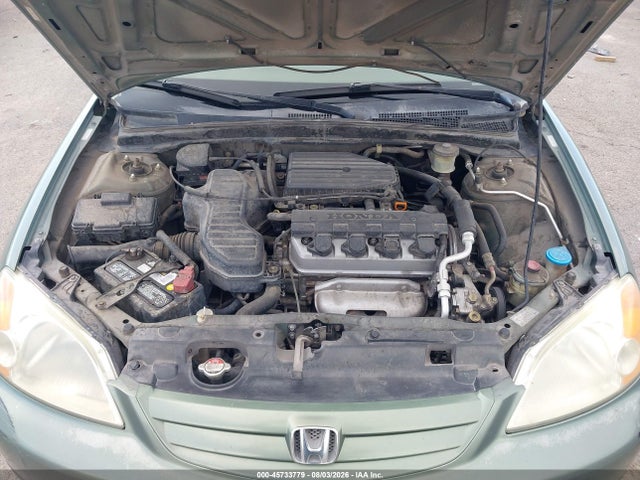 2003 Honda Civic Lx მანქანა იყიდება აუქციონზე, vin: 2HGES16633H555155, აუქციონის ნომერი: 45733779