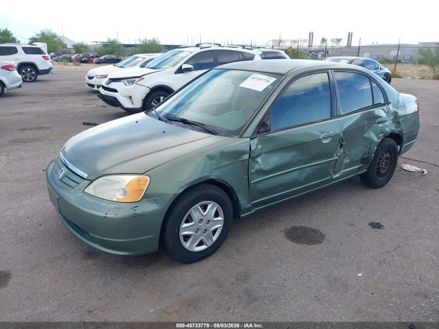 2003 Honda Civic Lx მანქანა იყიდება აუქციონზე, vin: 2HGES16633H555155, აუქციონის ნომერი: 45733779