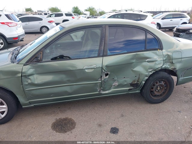 2003 Honda Civic Lx მანქანა იყიდება აუქციონზე, vin: 2HGES16633H555155, აუქციონის ნომერი: 45733779