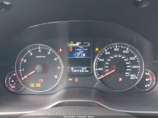 2013 Subaru Outback 3.6r Limited მანქანა იყიდება აუქციონზე, vin: 4S4BRDLC3D2234957, აუქციონის ნომერი: 45733929