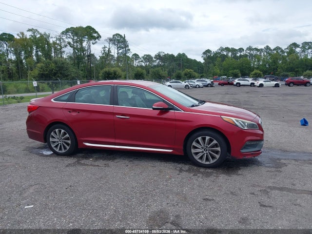 45734109 :رقم المزاد ، 5NPE34AF9FH142074 vin ، 2015 Hyundai Sonata Sport مزاد بيع