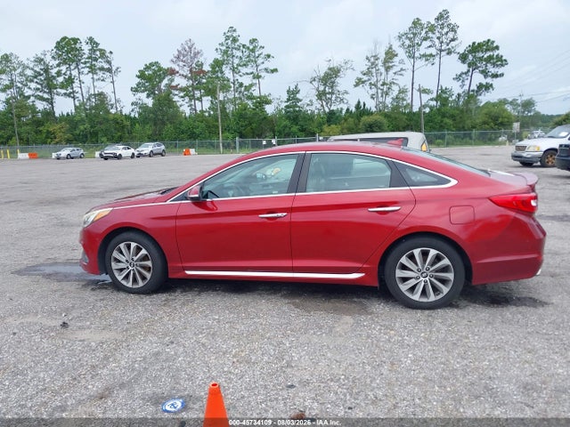 45734109 :رقم المزاد ، 5NPE34AF9FH142074 vin ، 2015 Hyundai Sonata Sport مزاد بيع