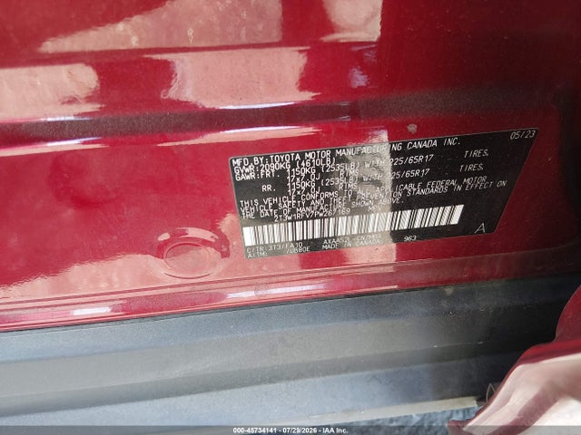 2T3W1RFV7PW267169 Toyota Rav4 Xle