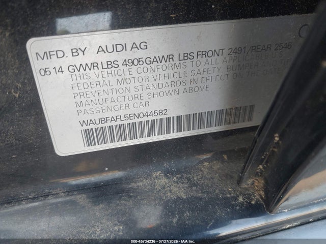 Audi A4 2.0t Premium 2014 WAUBFAFL5EN044582 Image 9
