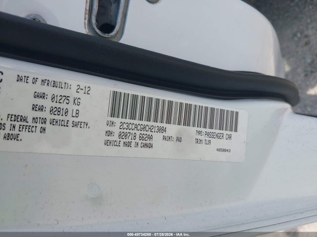 Aukcja sprzedaży 2012 Chrysler 300 Limited, vin: 2C3CCACG0CH213084, numer aukcji: 45734280