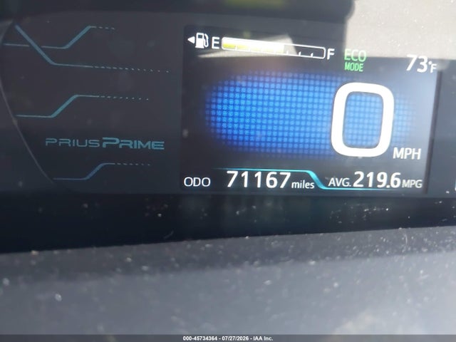 Продаж на аукціоні авто 2019 Toyota Prius Prime Premium, vin: JTDKARFP0K3115231, номер лоту: 45734364