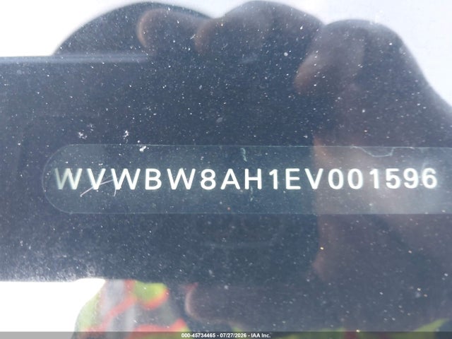 2014 Volkswagen Eos Komfort მანქანა იყიდება აუქციონზე, vin: WVWBW8AH1EV001596, აუქციონის ნომერი: 45734465