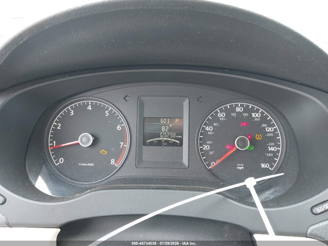 45734539 :رقم المزاد ، 3VWDZ7AJ3BM055918 vin ، 2011 Volkswagen Jetta 2.5l Se مزاد بيع
