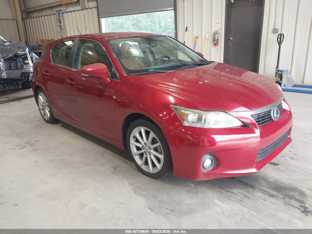 2012 Lexus Ct 200h Premium მანქანა იყიდება აუქციონზე, vin: JTHKD5BH7C2068106, აუქციონის ნომერი: 45734608
